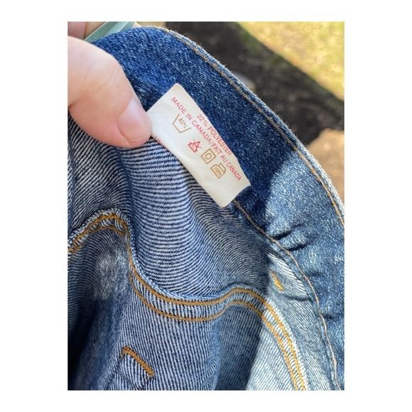 Vintage 70s High Waist Jeans Volup Tall - Picture 11 of 11